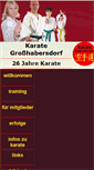 Mobile Screenshot of karate-grosshabersdorf.de